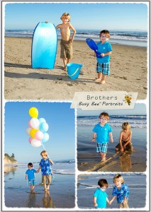 Childrens photo session at Hendry's Beach in Santa Barbara